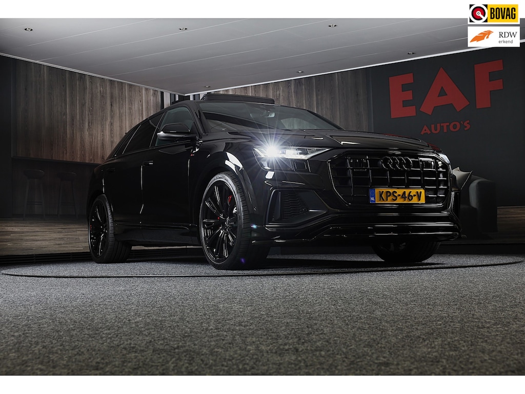 Audi Q8 60 TFSI e Quattro RSQ8 Look / Luchtvering / Acc / Lane Assist / Head Up / Camera / B & O / Memory / Open Pano / Matrix
