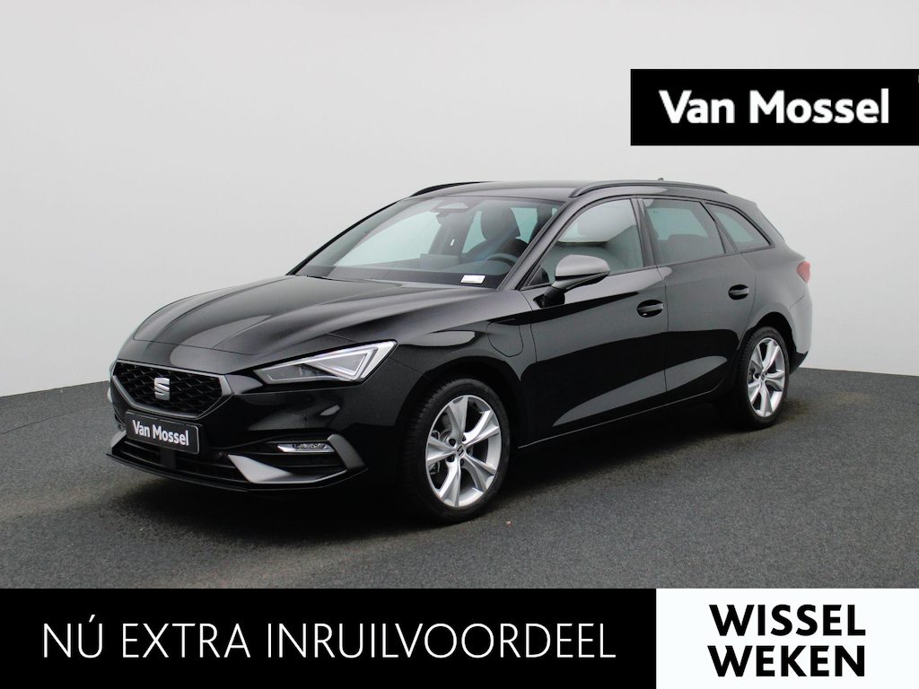 SEAT Leon Sportstourer 1.5 TSI e-Hybrid FR Business 204 PK | Automaat | LED Matrix Koplampen | Navigatie | Climate Control | Apple Carplay/Android Auto | Achteruitrijcamera | Adaptive Cruise Control | Parkeersensoren | Privacy Glass | Virtual Cockpit | Direct leverbaar! |