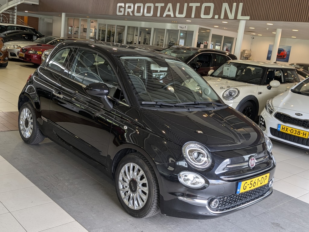 Fiat 500 0.9 TwinAir Turbo Lounge Airco, Panoramadak, Stuurbekrachtiging