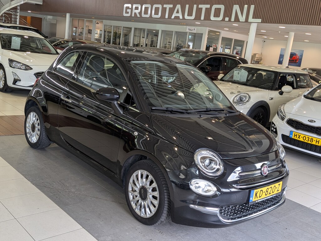 Fiat 500 0.9 TwinAir Turbo Lounge Airco, Panoramadak, Stuurbekrachtiging
