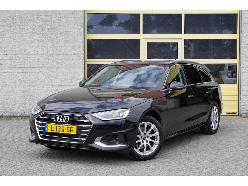 Audi A4 Avant 35 TFSI 150PK! Automaat Advanced Edition BJ2021 Lmv 17" | Led V+A | Dynamische knipperlichten | Pdc | Sideskirts | Afneembare trekhaak | Elek. achterklep | App-Connect | Navi | Virtual cockpit | Climate control | Cruise control | Sportstoelen