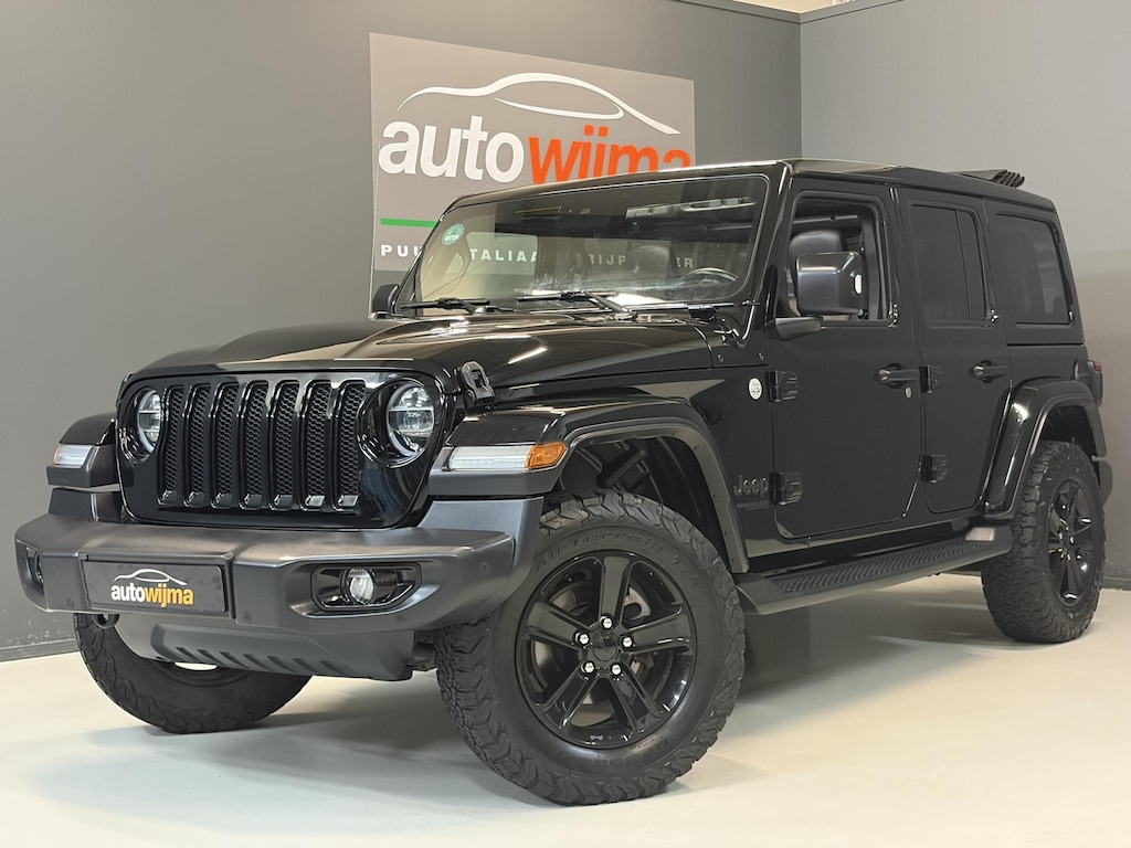 Jeep Wrangler Unlimited 2.0T 280pk Night eagle 4X4 Elektrisch softtop (Sky-one touch power top), Full options!
