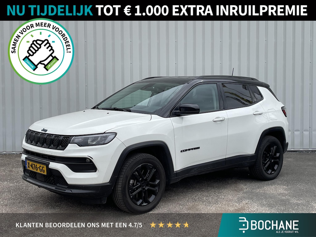 Jeep Compass 4xe 190 Plug-in Hybrid Electric Night Eagle | Trekhaak | Stoel- & Stuurverwarming | Apple Carplay & Android Auto