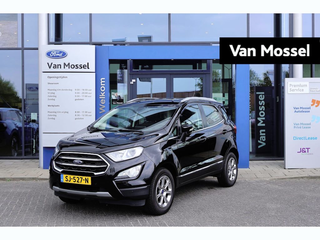 Ford EcoSport 1.0 EcoBoost Titanium | Automaat | B&O | Half Leder | Dodehoek | Winterpack | Cruise Control | Dealer Onderhouden! |