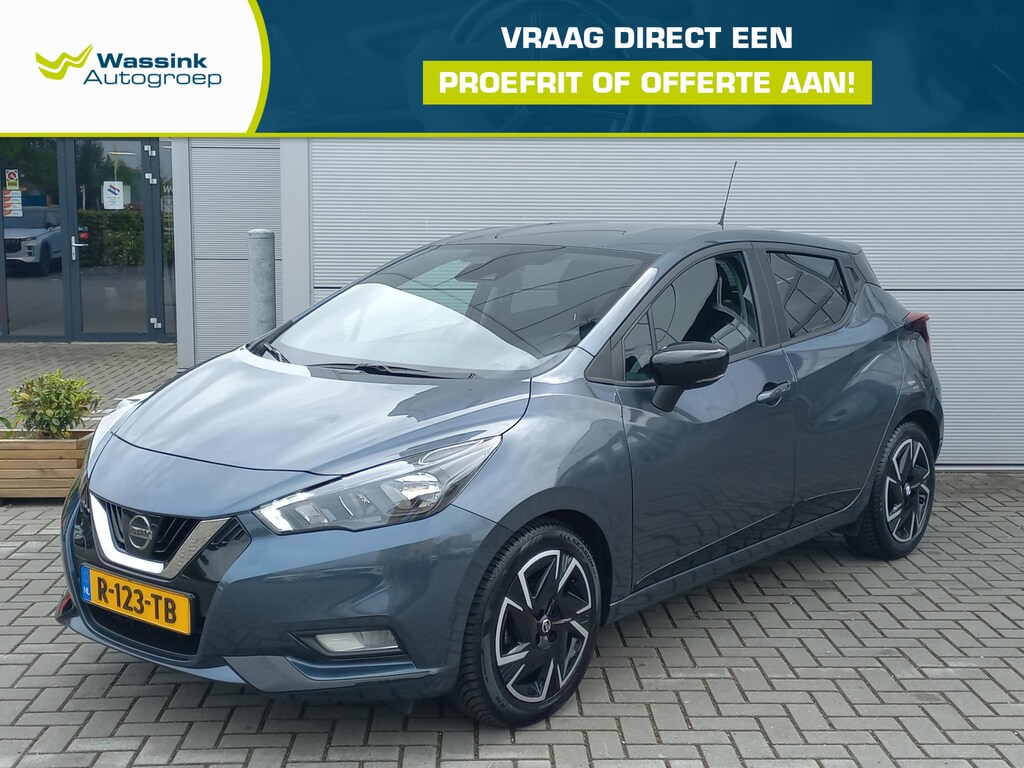 Nissan Micra 1.0T 92pk N-Design + Connect Pack | Airconditioning | Navigatie | Cruise control | Apple / Android | All season