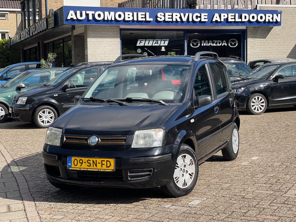 Fiat Panda 1.2 Navigator*STUURBEKR*ELLEK RAMEN*GLAZEN SUNROOF*APK 3-2026