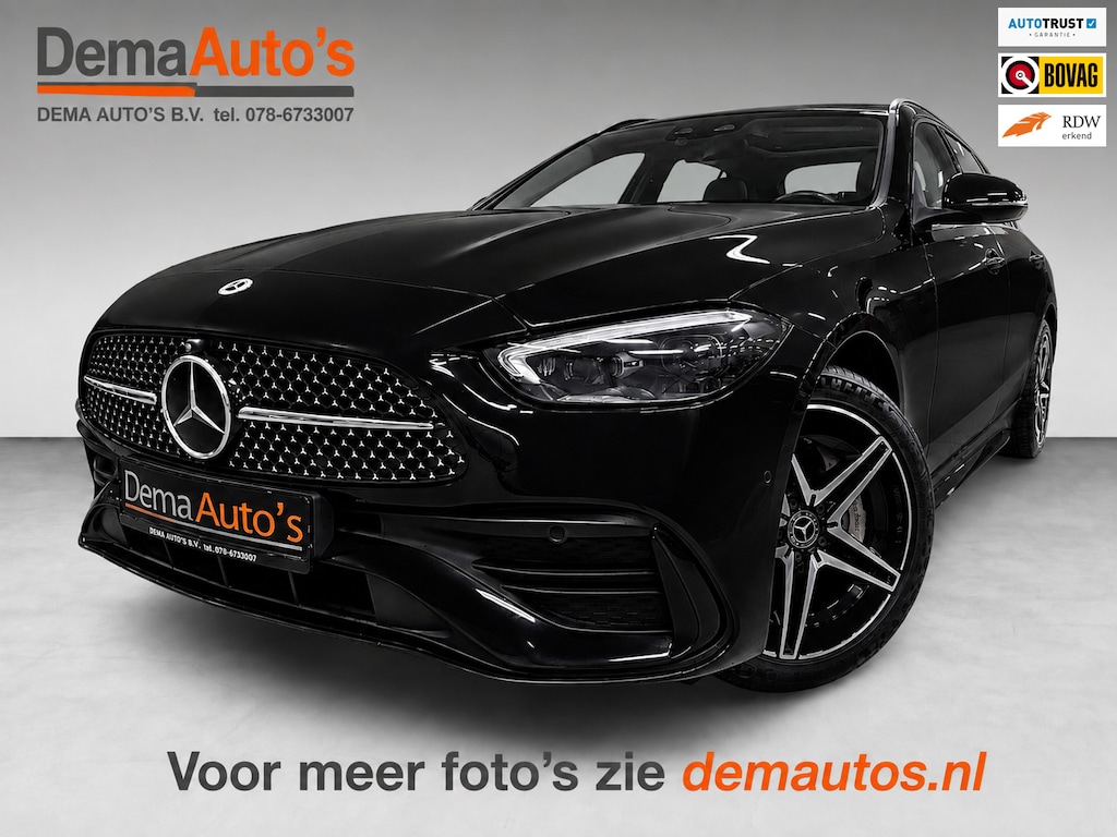 Mercedes-Benz C-klasse Estate 300 e AMG Line PANO/BURMESTER/H-UP/DAB/360CAM/STOEL-M+KOELING/SFEERVERL/V-COCKPIT///