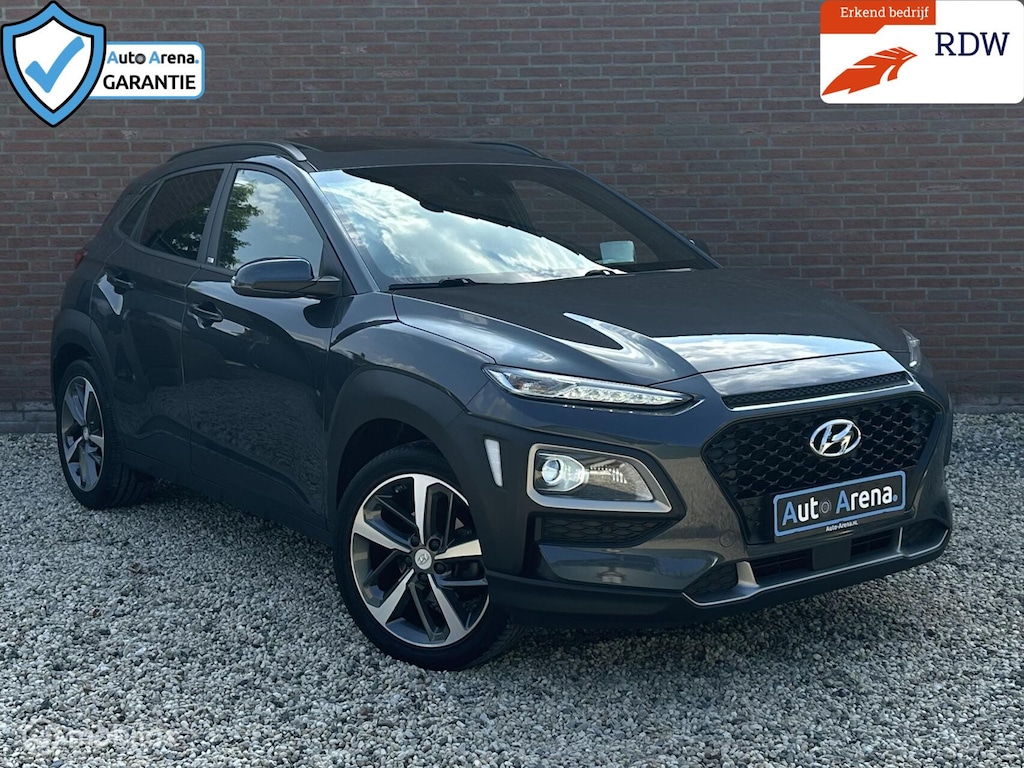 Hyundai Kona 1.0 T-GDI Premium 2WD | Stoelverw. | Stuurverw. | Krell Audio | Schuif / kanteldak | HUD | Apple CarPlay | Afneembare trekhaak