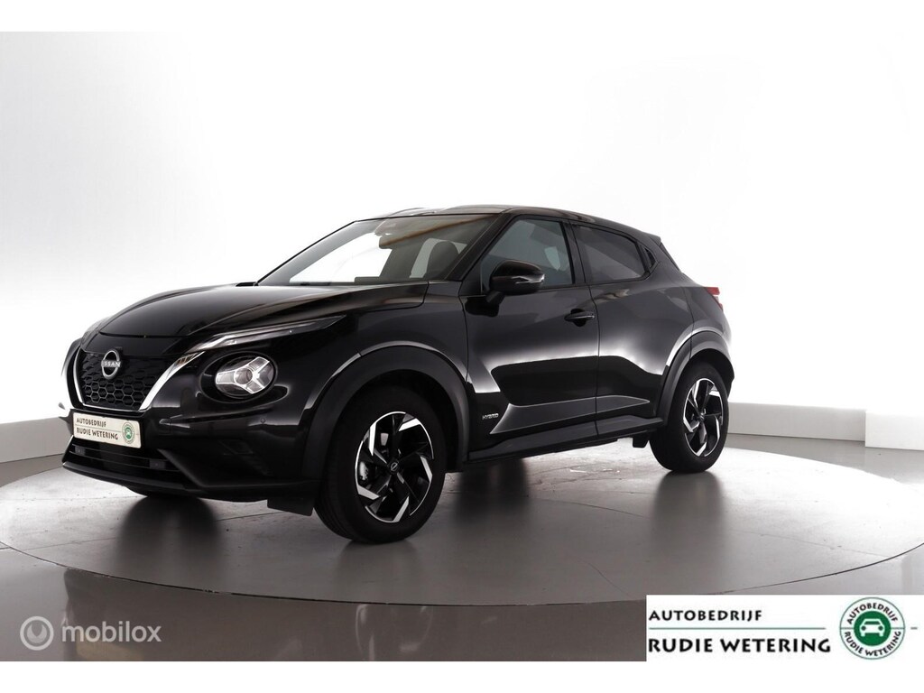 Nissan Juke 1.6 Hybrid 143 PK Automaat N-Connecta 1/2leer|led|cam|applecarplay|ecc|lmv17