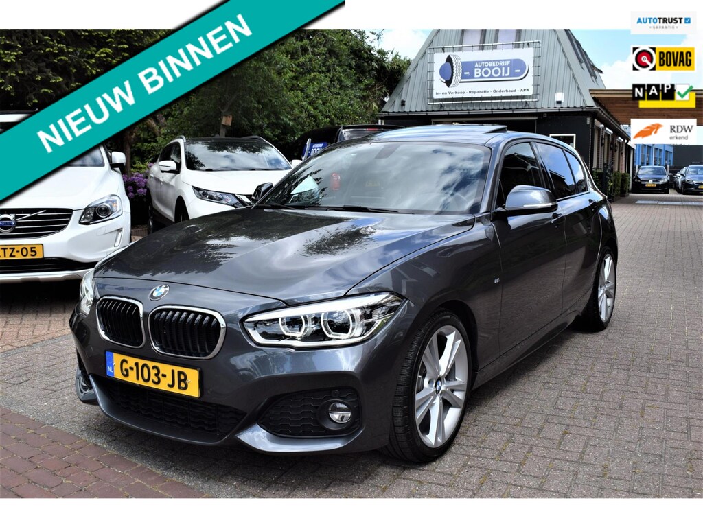 BMW 1-Serie 118I M pakket! Edition/5DRS/AUTOM/DAK/CRUISE/NAVI/XENON/NL-AUTO/PDC V+A/AIRCO-ECC/LMW 18"/BLUETOOTH/STOEL VERW