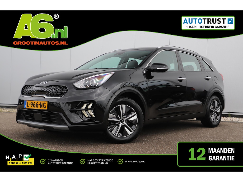 Kia Niro Hybrid 1.6 GDi DynamicLine Automaat Half Leder Navigatie Achteruitrijcamera Adaptive Cruise Carplay