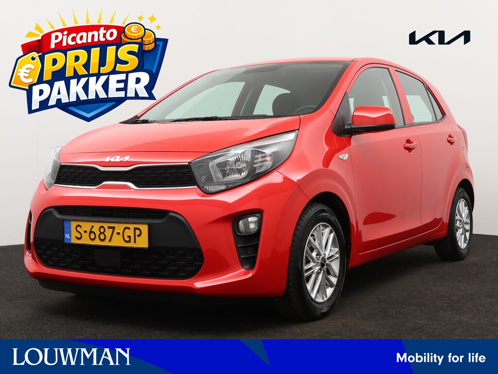 Kia Picanto 1.0 DPi DynamicLine | Airco | Achteruitrijcamera | Cruise Control | Apple Carplay/Android Auto | Prijspakker |