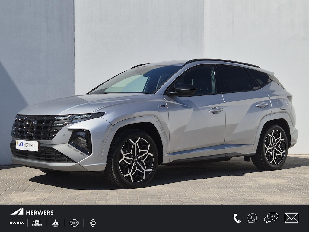 Hyundai Tucson 1.6 T-GDI PHEV N Line 4WD / Trekhaak afneembaar 1350 KG / Fabrieksgarantie t/m 22-06-2027 / Stoel/Stuurverwarming / 360 Camera / Elektrische achterklep / Memory Seat / Krell Audio /