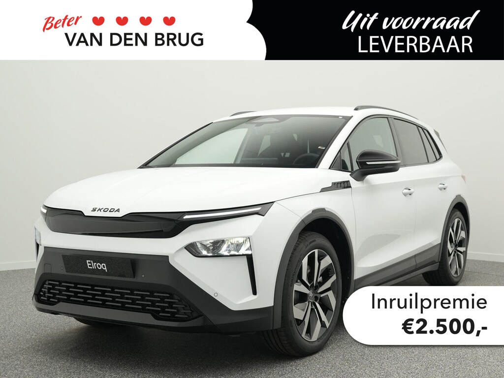 Skoda Elroq 85 Sportline | Trekhaak | Stoel -& stuurverwarming | Adaptieve cruise control | Dodehoeksensor |