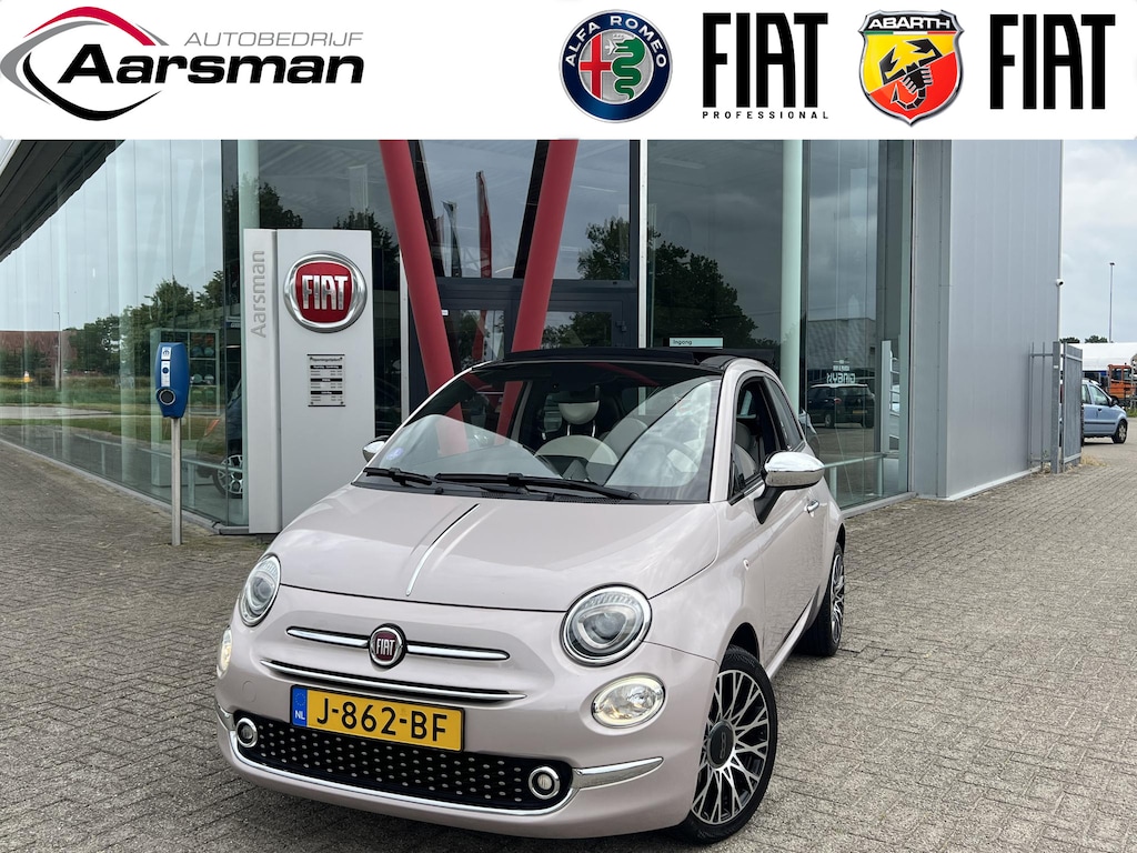 Fiat 500C 1.0 Hybrid Star | Carplay | Automatische airco | Rosé goud | Parkeersensoren | Pack chroom