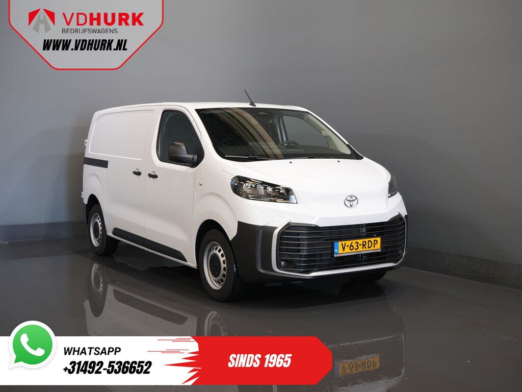 Toyota PROACE Electric Worker e-ProAce 230 km WLTP Adapt.Cruise/ Standkachel/ Stuurverw./ Carplay/ Airco/ Camera/ PDC