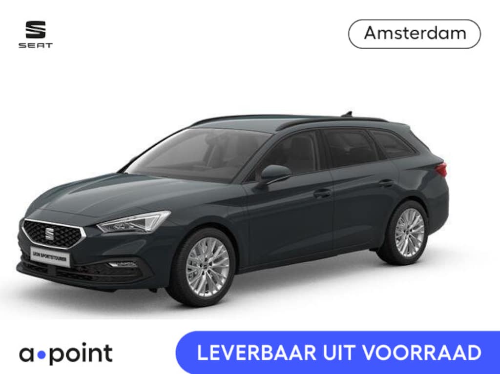 SEAT Leon Sportstourer 1.5 TSI e-Hybrid Style Business Intense | Fiord Blue | Matrix LED Koplampen | Dode Hoek Detectie | Draadloze Carplay