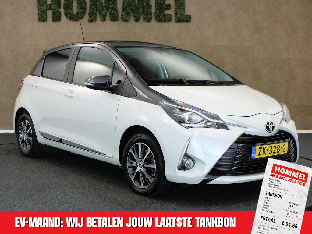 Toyota Yaris 1.5 VVT-i Y20 - ORIGINEEL NEDERLANDSE AUTO - AFKOMSTIG VAN 2E EIGENAAR - LAGE KM STAND - 15 INCH LICHT METALEN VELGEN - CLIMATE CONTROL - NAVIGATIE - KEYLESS ENTRY/ START - CAMERA - BOTSWAARSCHUWINGSYSTEEM - 6 VERSNELLINGEN