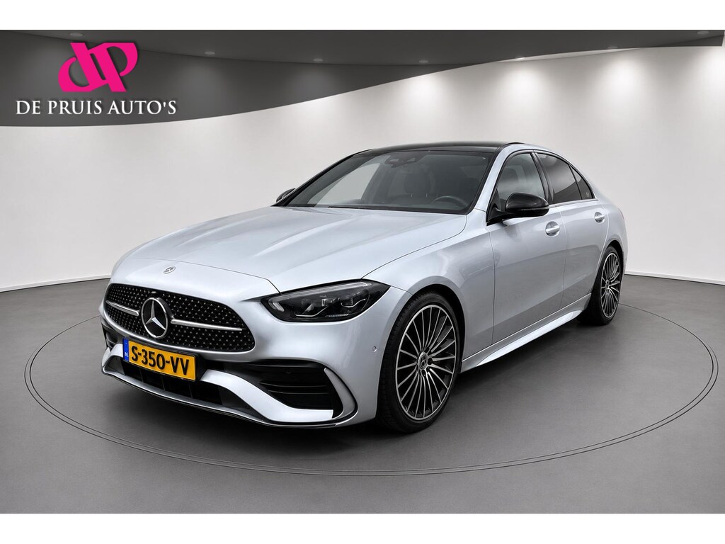 Mercedes-Benz C-klasse 200 AMG Luxury Line Pano dak Night Pakket 19 inch Camera
