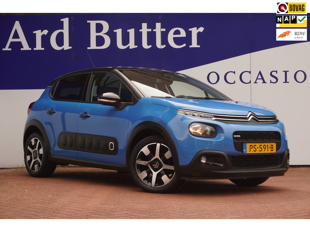 Citroën C3 1.2 PureTech S&S Shine Led+Dab+Airco+camera+17"lmv+Nieuwe APK+Distrubitie = TOP PRIJS !!
