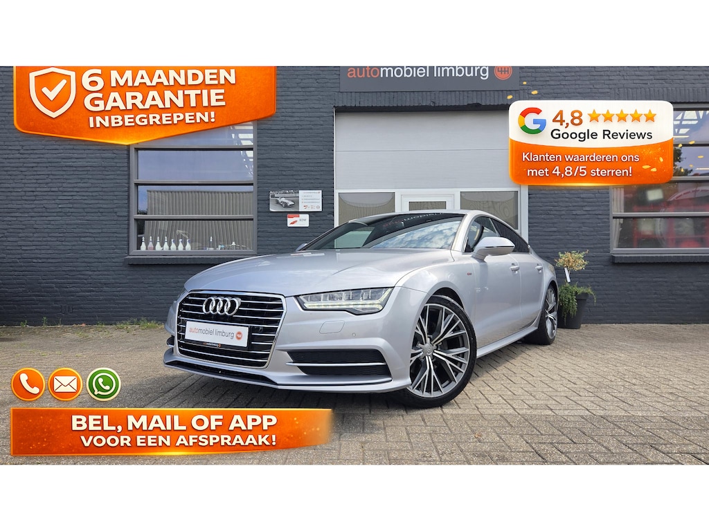 Audi A7 Sportback S line edition | BOSE | DAB | LED | MMI+ | LEDER VALCONA | VOLLEDIGE ONDERHOUDSHISTORIE AANWEZIG