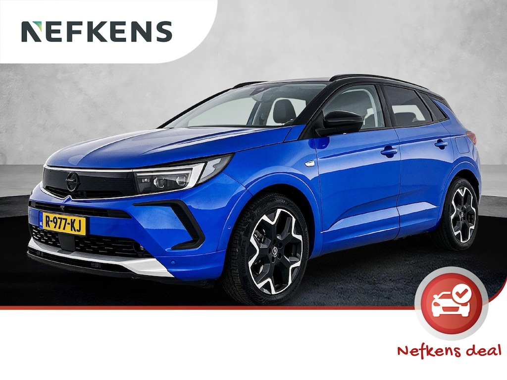 Opel Grandland 1.6 Turbo Plug-In Hybrid Ultimate 225pk Automaat | Trekhaak | Leder | Keyless | Camera | Cruise Control Adaptief | Apple Carplay/Android Auto | Dodehoek Detectie | Stoelverwarming en -verkoeling |