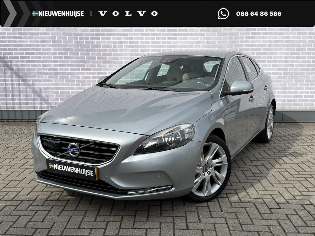 Volvo V40 T5 245 pk Summum | Automaat | Trekhaak | Navigatie | High Performance Audio | Parkeersensoren | Cruise Control Adaptief | BLIS | Keyless Entry | Alarm | Lederen Bekleding | Stoelverwarming | Nederlandse auto