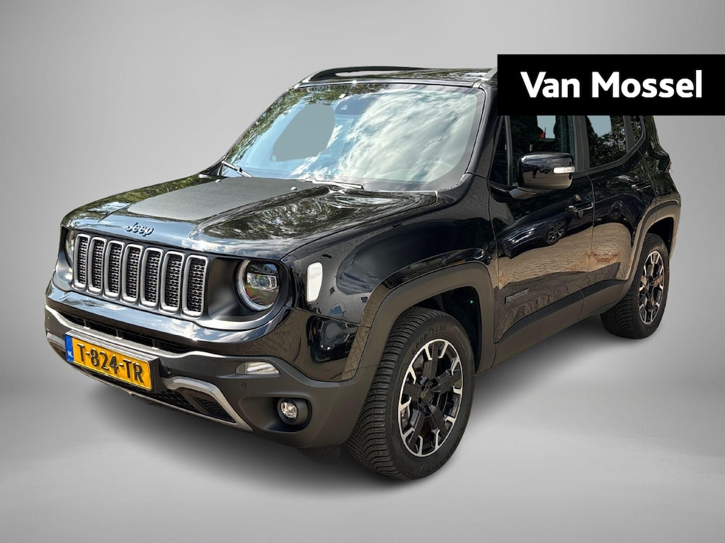 Jeep Renegade 4xe 240 Plug-in Hybrid Electric New Upland | Navigatie | Parkeersensoren voor + achter | Afneembare trekhaak | Dakrails | LMV 17" | Cruis Control |