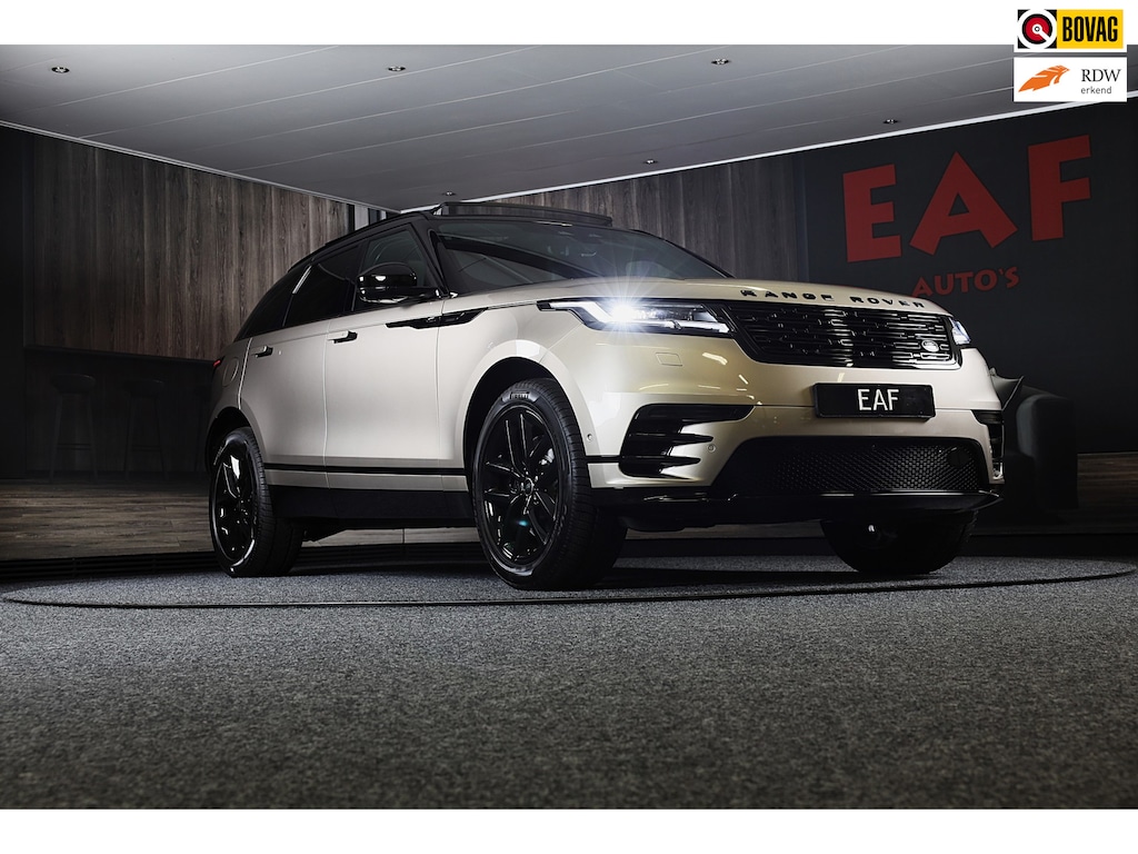 Land Rover Range Rover Velar 3.0 P400 AWD Dynamic SE MHEV / Batumi Gold / Acc / Lane Assist / Dode Hoek / 360 Camera / Leder /Pano