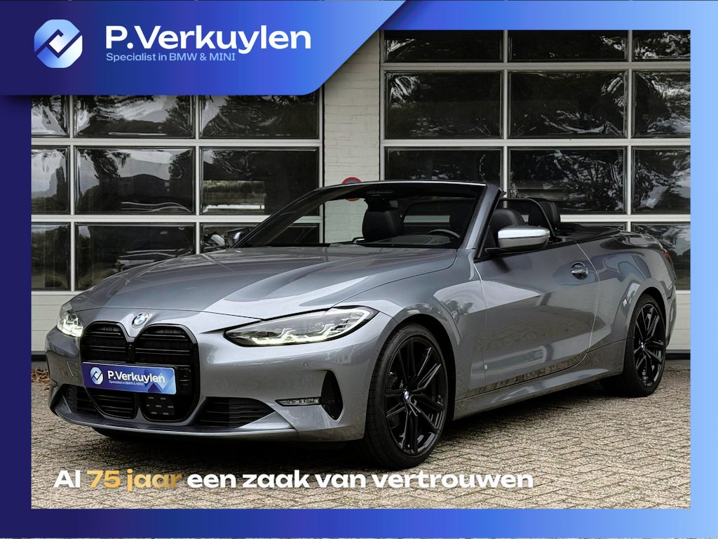 BMW 4-Serie Cabrio 420i High Executive | NEKVERWARMING | DRIVING ASS. PROFF. | HEAD UP | KEYLESS ENTRY |