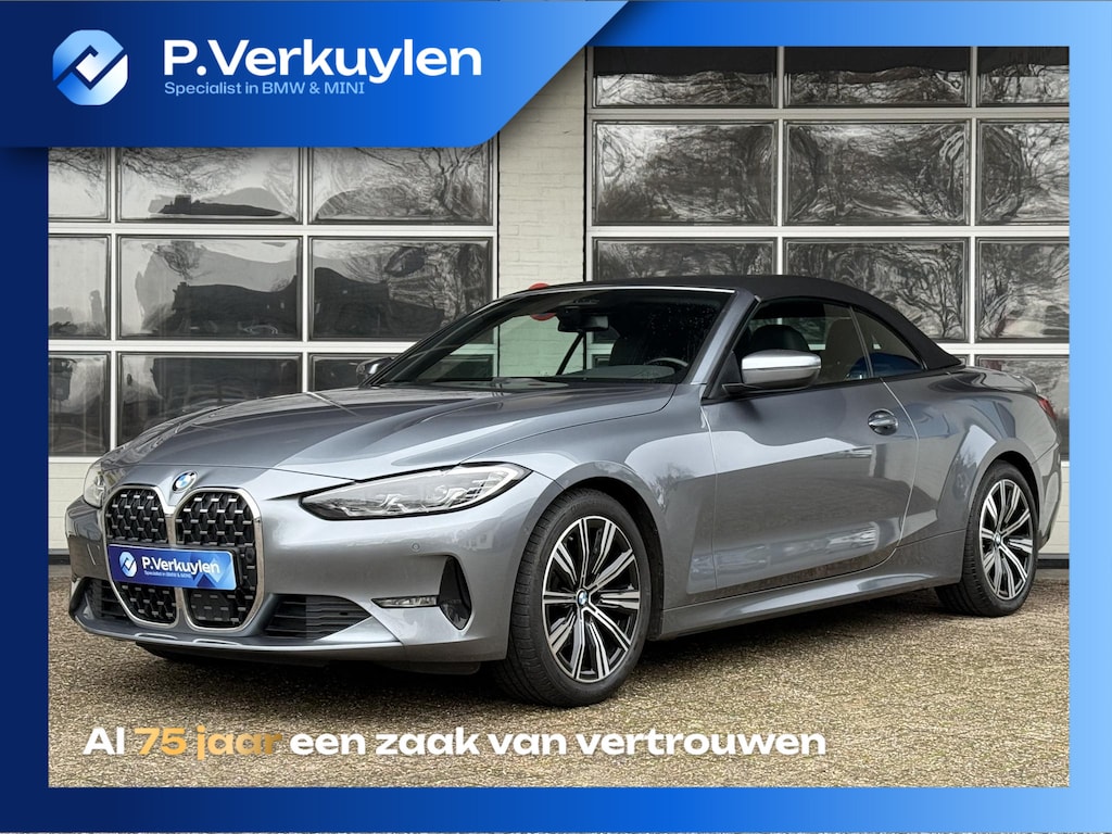 BMW 4-Serie Cabrio 420i High Executive | NEKVERWARMING | DRIVING ASS. PROFF. | HEAD UP | KEYLESS ENTRY |