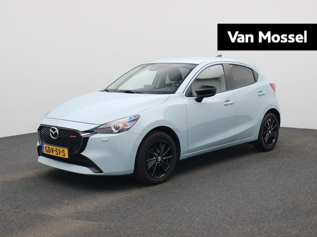 Mazda 2 1.5 e-SkyActiv-G 90 Homura | Camera | Stoel- & Stuurwielverwarming | Blind Spot Warning | 16" LMV | LED-Verlichting | Climate Control | Privacy Glass | Full-Map Navigatie | Cruise Control | Apple Carplay & Android Auto