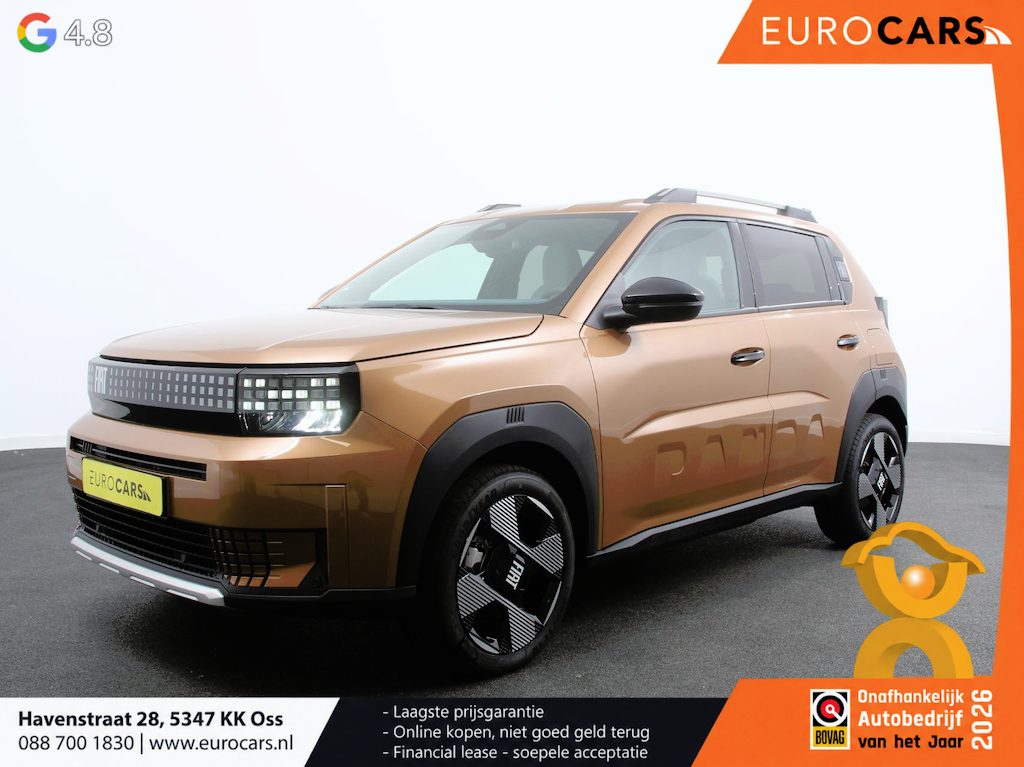 Fiat Grande Panda La Prima 7.4 kW 44 kWh Cruise control Cruise control Achteruitrijcamera Voorstoelen verwarmd Stuurverwarming Parkeersensoren Apple Carplay/ Android Auto