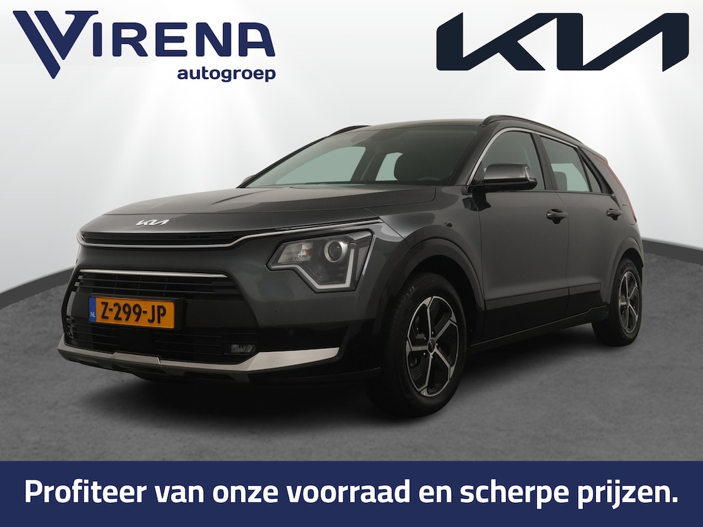 Kia Niro Hybrid 1.6 GDi DynamicLine Climate controle-Navigatie - Achteruitrijcamera-Cruise Control- Trekhaak- -Fabrieksgarantie t/m 29-04-2032