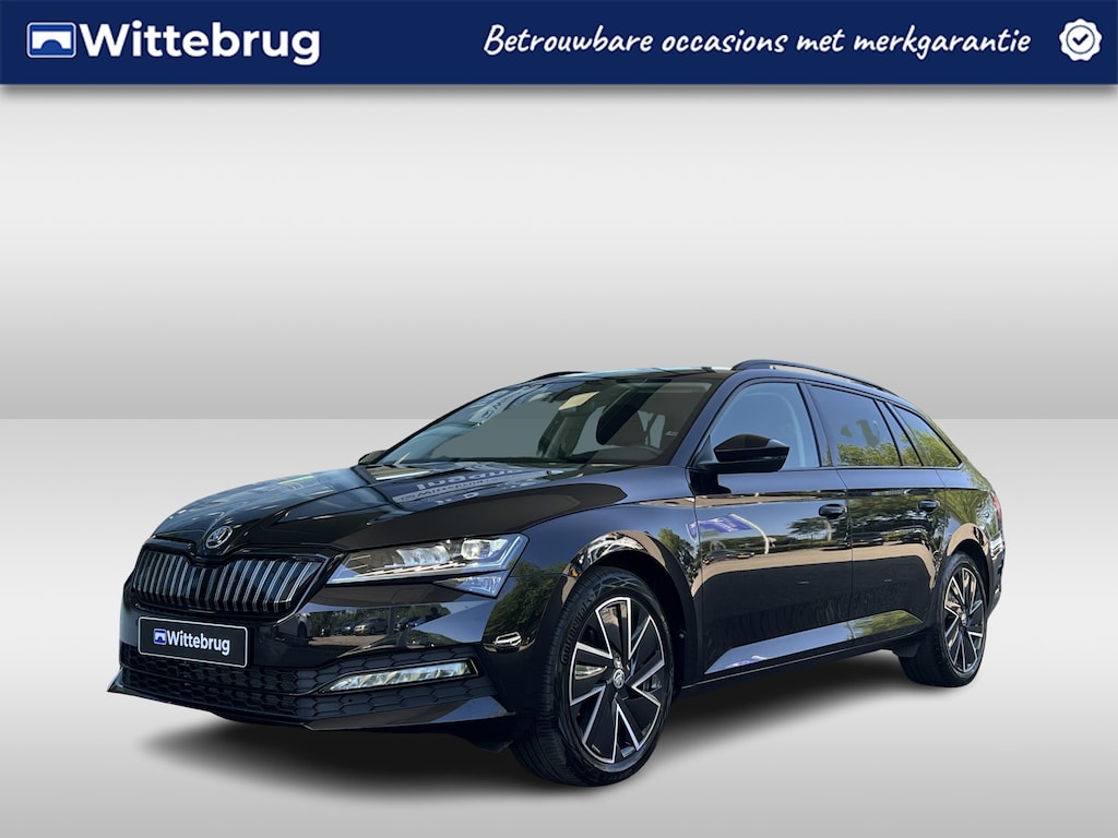 Skoda Superb Combi 1.4 TSI DSG 218 pk iV Style / SOH 97% / Virtual cockpit / Black Pack / Matrix verlichting / 18'' LMV