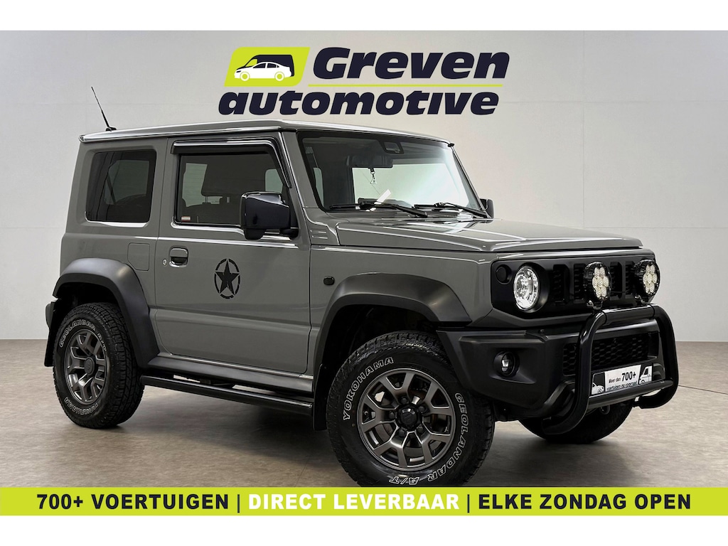 Suzuki Jimny 1.5 Comfort Plus 4WD | Clima | Carplay | Camera | 4 Zits | Cruise | Trekhaak | LED | Bullbar