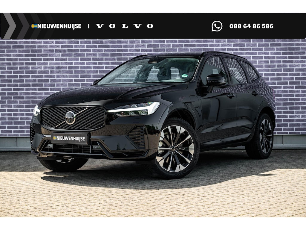 Volvo XC60 T6 350 pk Plug-in hybrid AWD Ultra Dark | Luchtvering | Trekhaak 2.250 kg | BLIS | Stoel-/Stuurverwarming | Getint Glas | Head-up Display | Adaptieve Cruise Control |