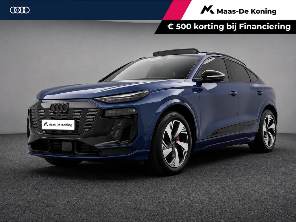 Audi Q6 Sportback e-tron S edition performance 100 kWh 306pk · SOH 97,5% · Panoramadak · 360 Camera · Wegklapbare Trekhaak · Bang & Olufsen · Leder · Warmtepomp · Head-Up · 20'' Inch · Garantie t/m 17-09-2030 of 100.000km