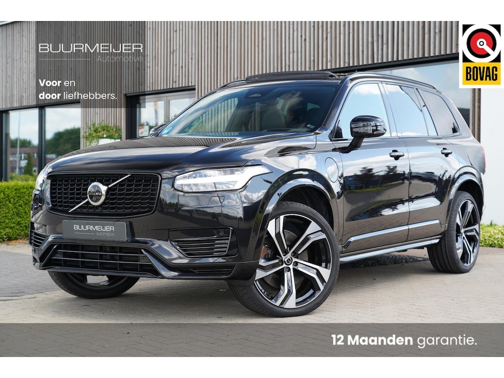 Volvo XC90 T8 Recharge AWD R-Design Long Range 7p. SOH 99% | Alcantara hemelbekleding | Head-Up | Trekhaak | 7-Persoons | Lederen interieur | 22 inch | Harman Kardon | Adaptieve cruise control | Stoel en stuurwielverwarming | Standkachel |