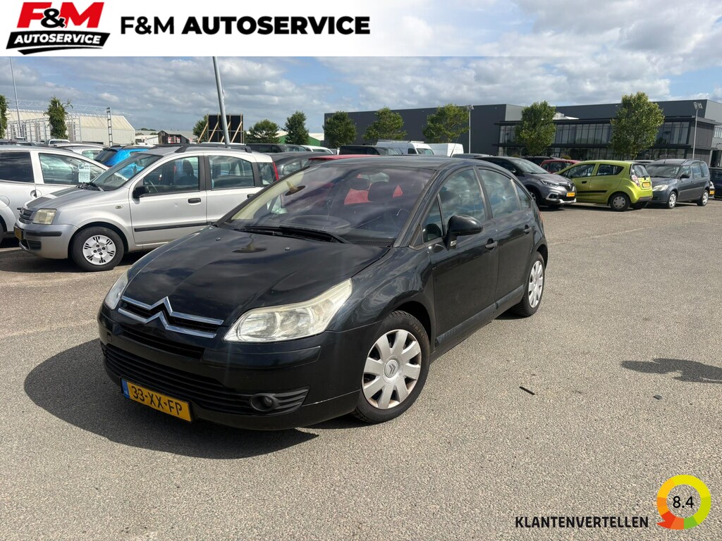 Citroën C4 1.6-16V Image Barst in voorruit! Airco, trekhaak, pdc achter