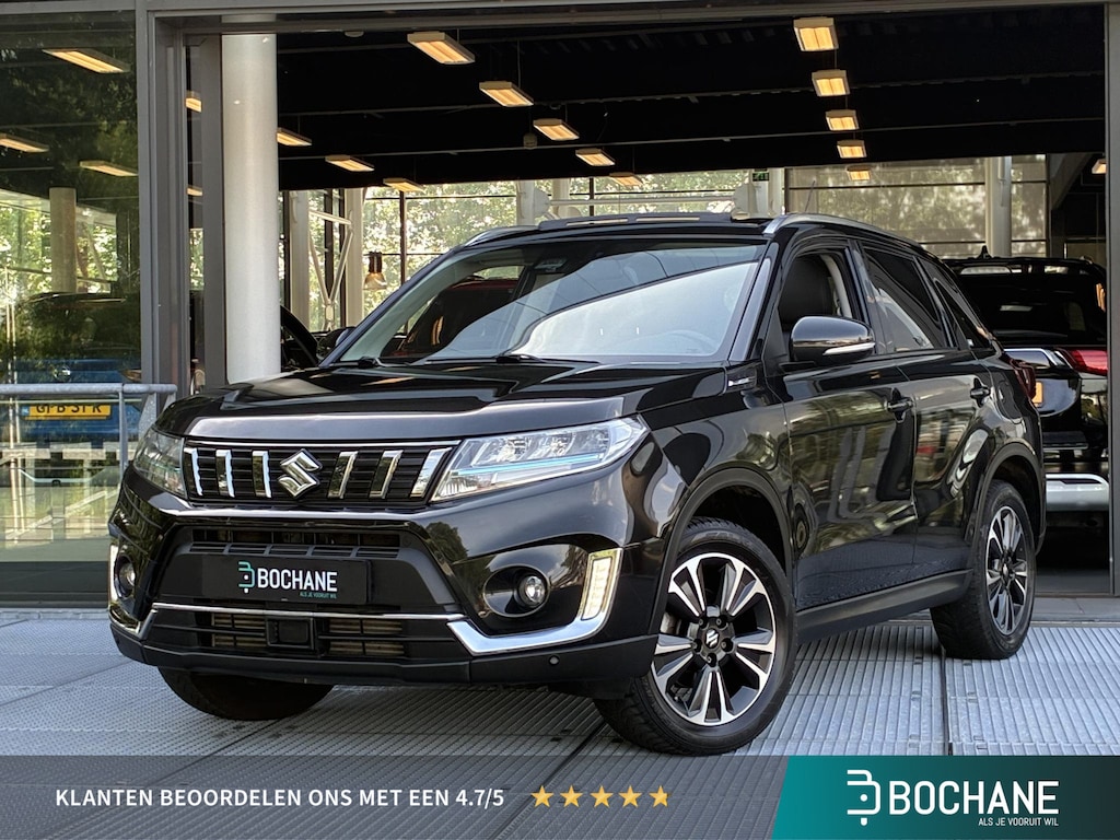 Suzuki Vitara 1.4 Boosterjet Style Smart Hybrid 129PK | Panoramadak | Half-leder | Navigatie | Climate Control | Adaptieve Cruise Control | Afn. Trekhaak