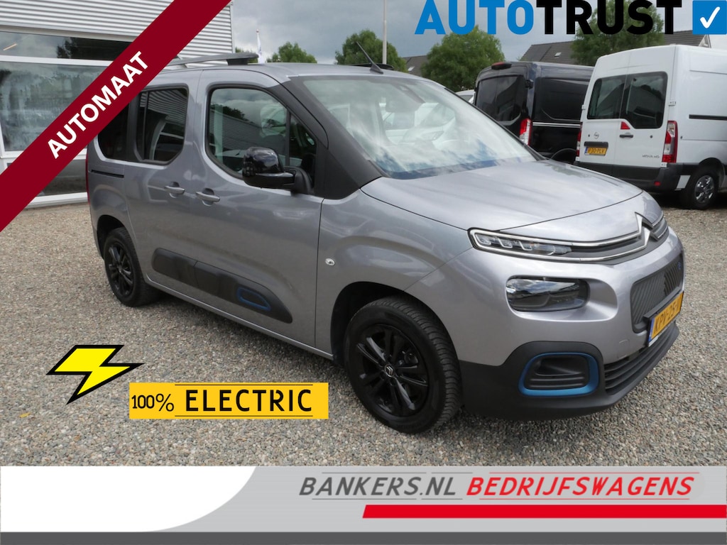 Citroën E-Berlingo Shine MPV 50kWh SOH 93,5% Airco trekhaak incl. btw