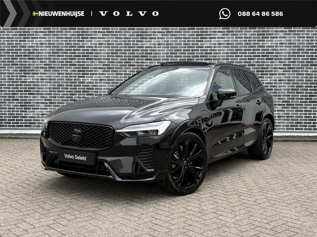 Volvo XC60 2.0 T6 Plug-in Hybrid AWD Ultra Black Edition | PHEV | Trekhaak | Luchtvering | Panoramadak | Head-up Display | Harman Kardon Audio | Keyless Entry | Elektrische Achterklep | Elektrisch Verstelbare Voorstoelen | Stoelverwarming voor en achter | Navigatie Google Maps | Apple Carplay | Android Auto