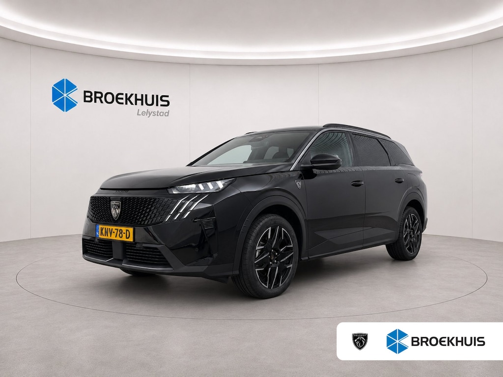 Peugeot 5008 1.2 HYBRID 145PK 7-ZITS GT AUTOMAAT / NAVI / LEDER / CLIMA / FULL-LED / 19" LMV / KEYLESS / CAMERA / ADAPT. CRUISECONTROL / WINTERPAKKET / NIEUWSTAAT !!