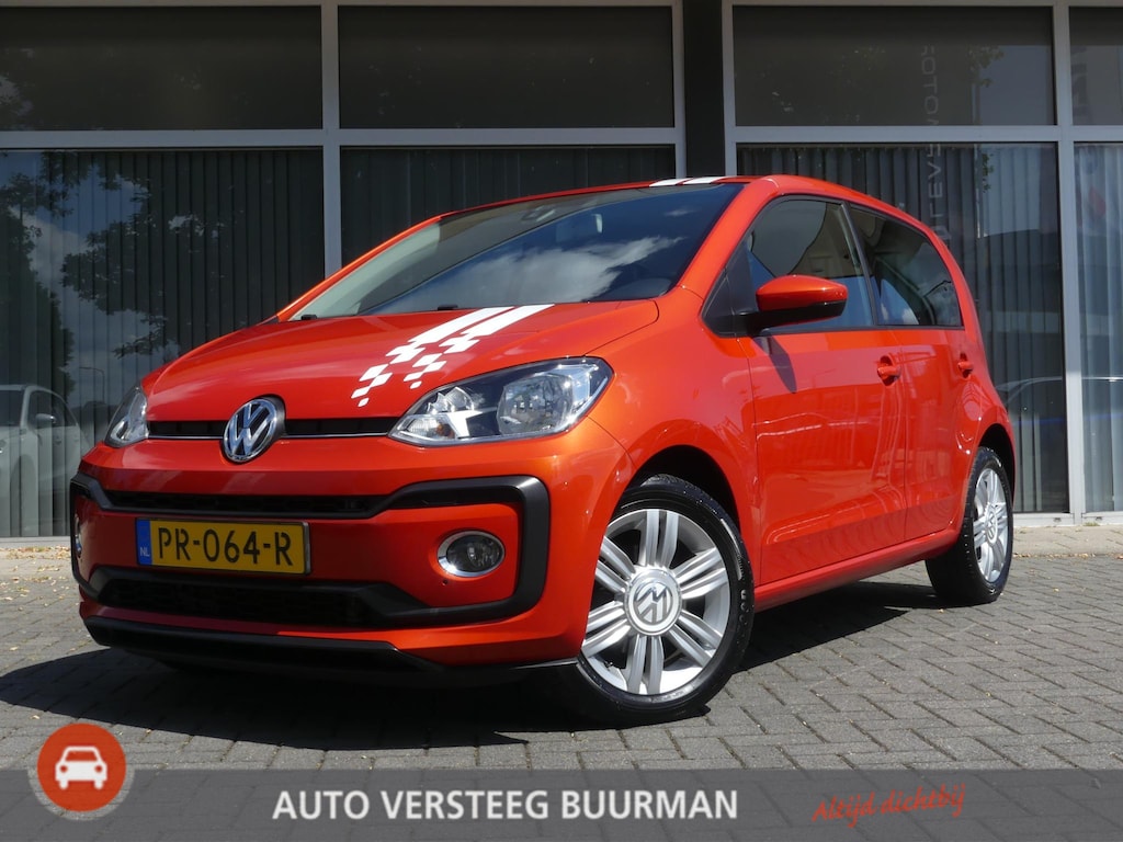 Volkswagen Up! 1.0 TSI BMT high up! 90PK, Cruise Control, Camera, Park. sensoren, Climate Control, LM Velgen