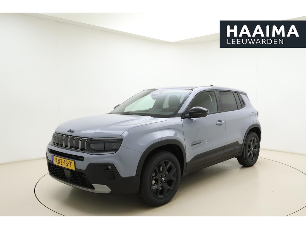 Jeep Avenger 1.2 e-Hybrid Black Edition | VAN €38.750,- VOOR €34.950,-! | JBL Audio | Elektrische kofferklep | Stoelverwarming | Climate control | Stoelverwarming | Navigatie | Voorruitverwarming