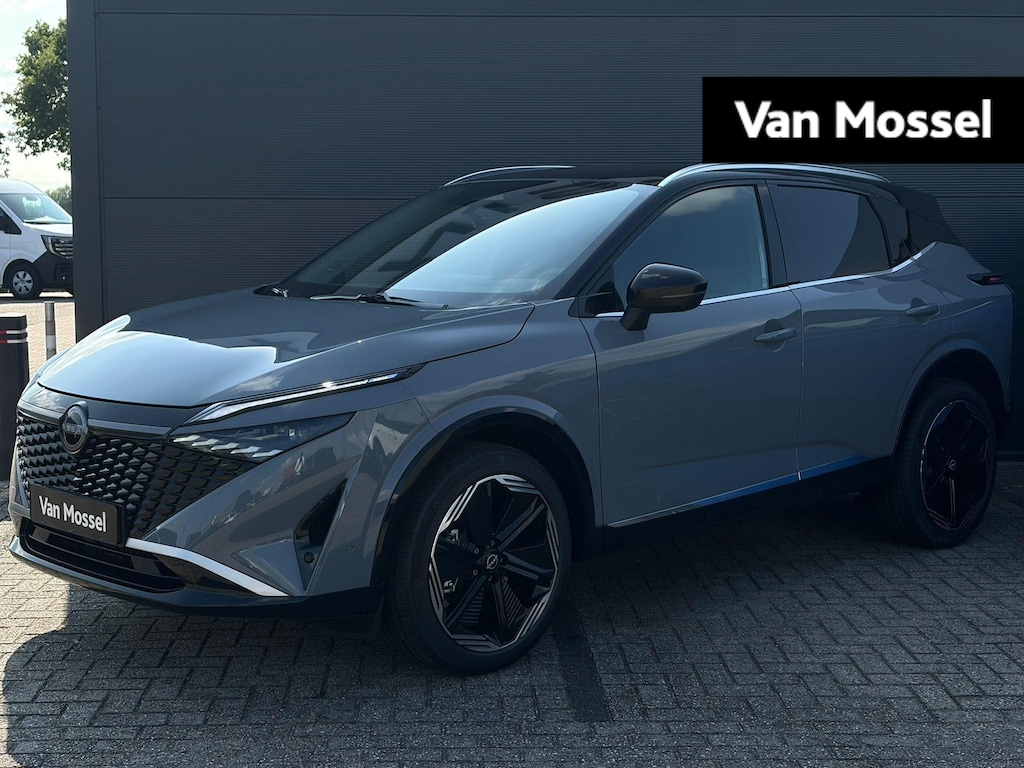 Nissan Qashqai 1.5 e-Power Tekna Plus 205PK | Rijklaarprijs! | Head-Up Display | BOSE Audio | Panoramadak | Stoel,- Stuur en Voorruitverwarming | 20'' Inch Velgen | Apple CarPlay & Android Auto | Nieuw uit voorraad leverbaar!