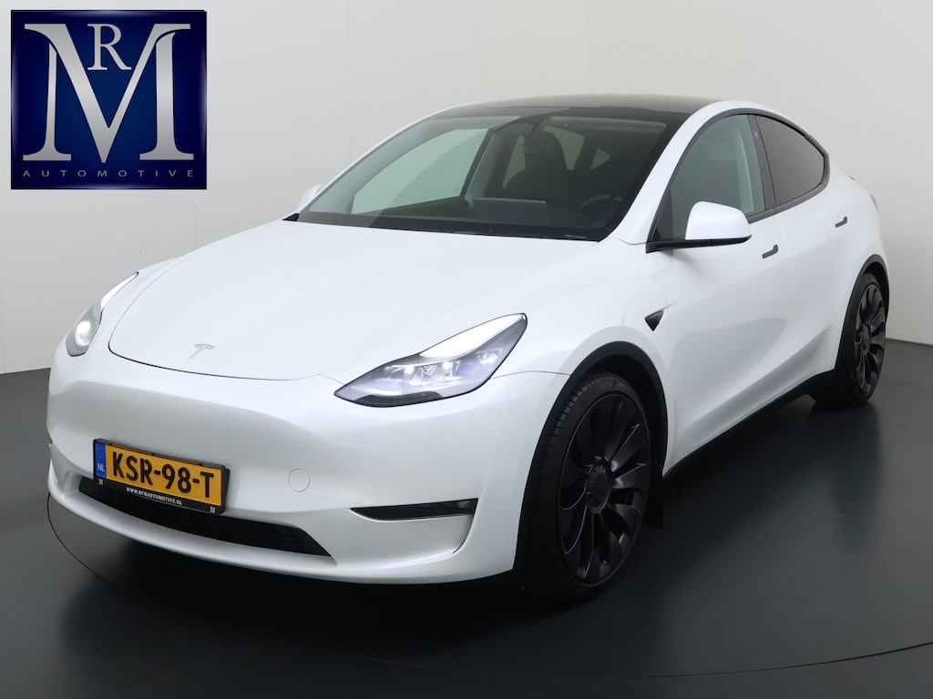 Tesla Model Y Performance AWD 75 kWh VAN:43.900,- VOOR:40.877,- UW HERFSTVOORDEEL:3.023,- SOH 94% | AFN. TREKHAAK | 21 INCH TURBINE VELGEN | TESLA GARANTIE T/M 01-2028 OF 80.000 KM | ACCU & AANDRIJFLIJN GARANTIE T/M 01-2032 OF 192.000 KM | ALL IN RIJKLAAR PRIJS |