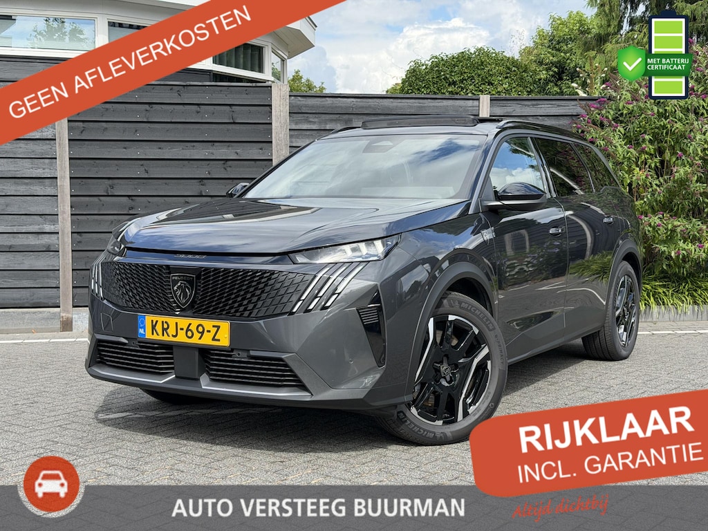 Peugeot 5008 GT 1.6 Plug-in Hybrid 195PK e-DCS7 Automaat 7p Navigatie, Achteruitrijcamera, Alcantara, Stoel & Stuurwielverwarming, Massage, Apple Carplay, Android Auto