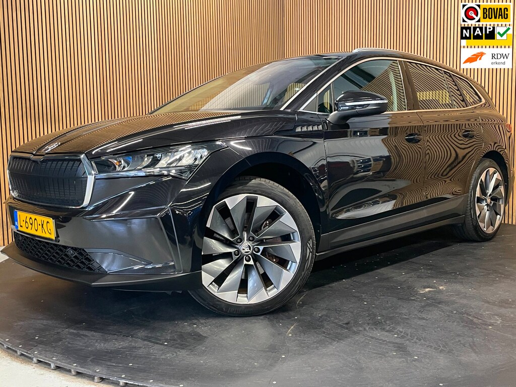 Skoda Enyaq iV 80|88% SOH|GROTE ACCU|ACC|1/2 LEDER|STUUR+STOELVERW V+A|ANDROID/CARPLAY|CAMERA|NAVI|NAP|NL-AUTO|INCL. BTW|1e EIG|